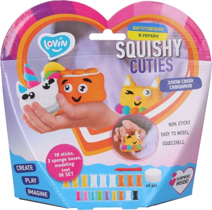 Set voor het maken van schuimfiguurtjes