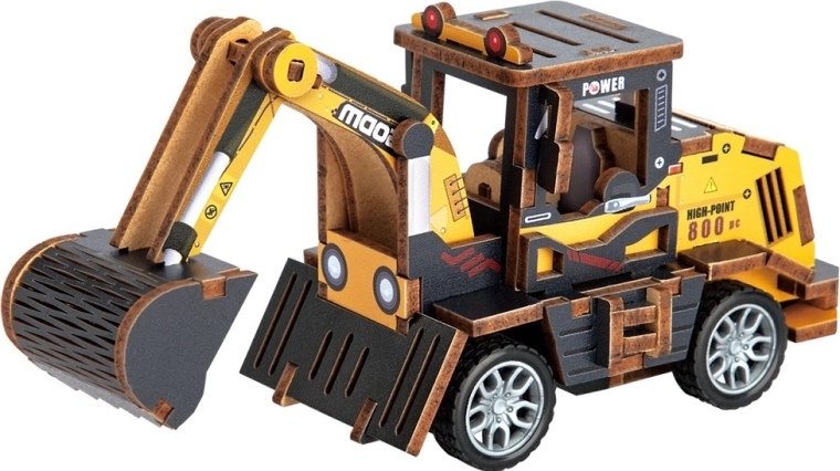 2Kids Toys 3D houten bouwpakket graafmachine