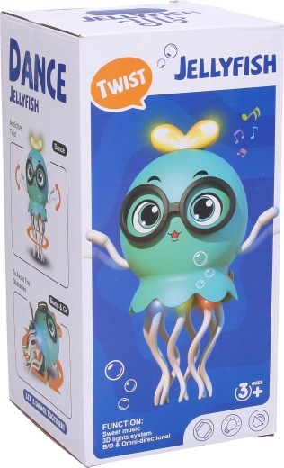 Dansende kwal met lichteffecten 21 cm - 1 stuk