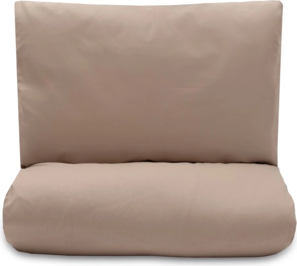 Katoenen wiegset met vulling 90 × 120 cm cappuccino