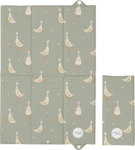 Ceba Baby reisverschoonmatje basic little ducks 60 × 40 cm