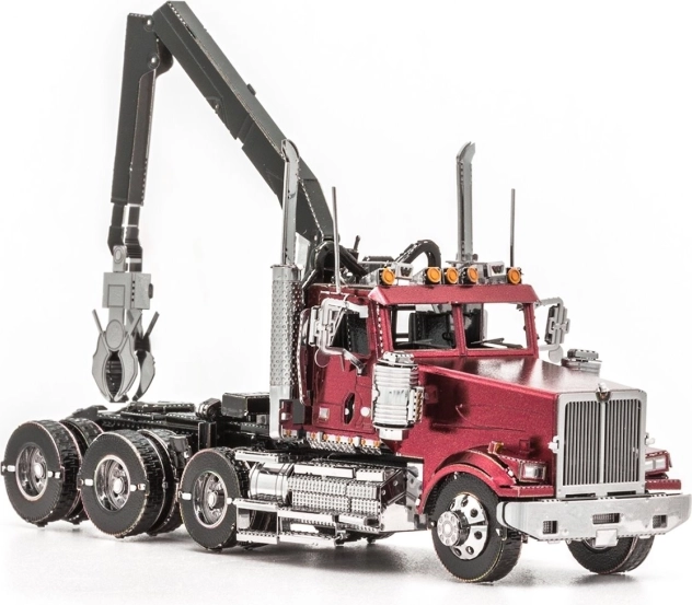 Metalen 3D-model Western Star 4900 met boomstam