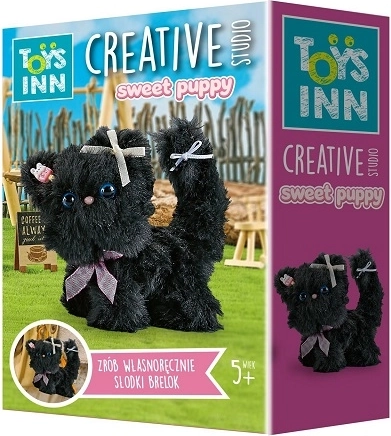 Stnux sweet puppy creatieve DIY-set voor een hanger – zwarte kat