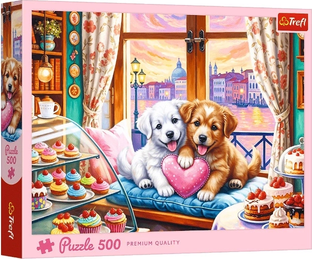 Puzzel 500 Puppy-liefde