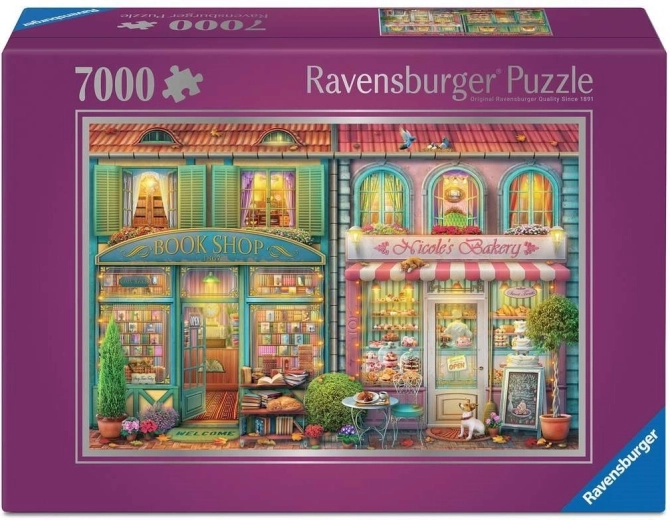 Ravensburger puzzel Boekwinkel en bakkerij 7000 stukjes