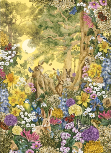 Legpuzzel Lente-ochtendgloren 1000 stukjes GIBSONS