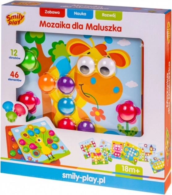 Kinder mozaïek met pinnetjes voor de allerkleinsten