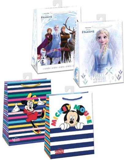 Argus cadeautas van papier Frozen 2 / Minnie / Mickey 23 × 32 cm - 1 stuk