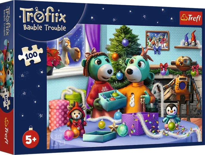 Puzzel Familie Treflik: Kerstscène 100 stukjes