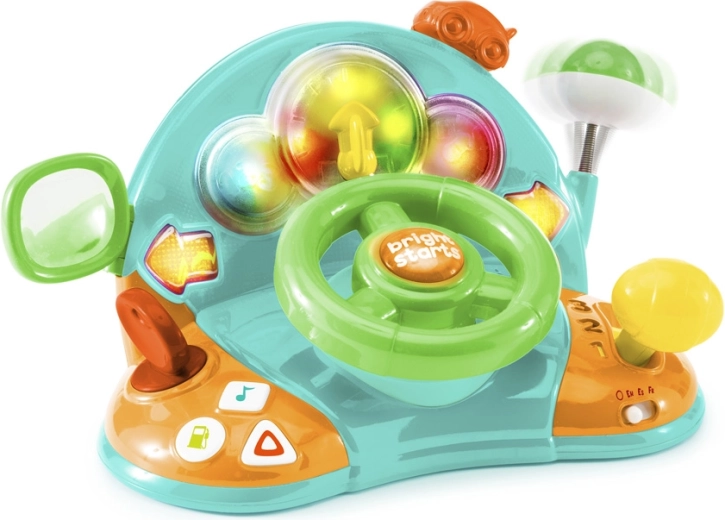 Bright Starts licht- en muziekspeelgoed Lights & Colors Driver voor kinderen vanaf 6 maanden