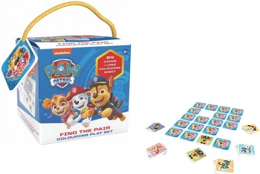 Reis Pexeso met kleurboeken Paw Patrol
