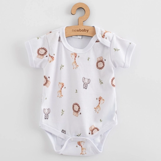 Babyromper met korte mouwen New Baby For Babies safari