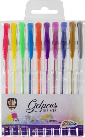 Set van 10 gelpennen GRAFIX