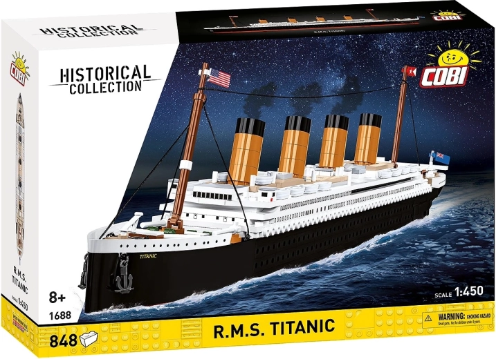 Bouwset RMS TITANIC 1:450, 848 onderdelen