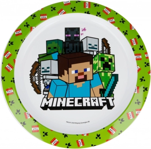 Minecraft kinderbord voor in de magnetron - 1 stuk