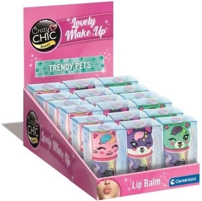 Crazy Chic lippenbalsem in de vorm van ijsje en muffin CLEMENTONI