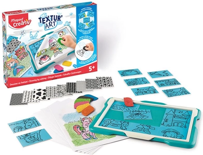 Maped Creativ Textur Art creatieve overtrekplaat