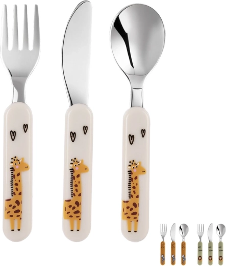 Kinderbestek Zoo, 3-delige set