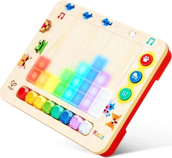 Hape PixelZ-minipiano met licht- en geluidseffecten