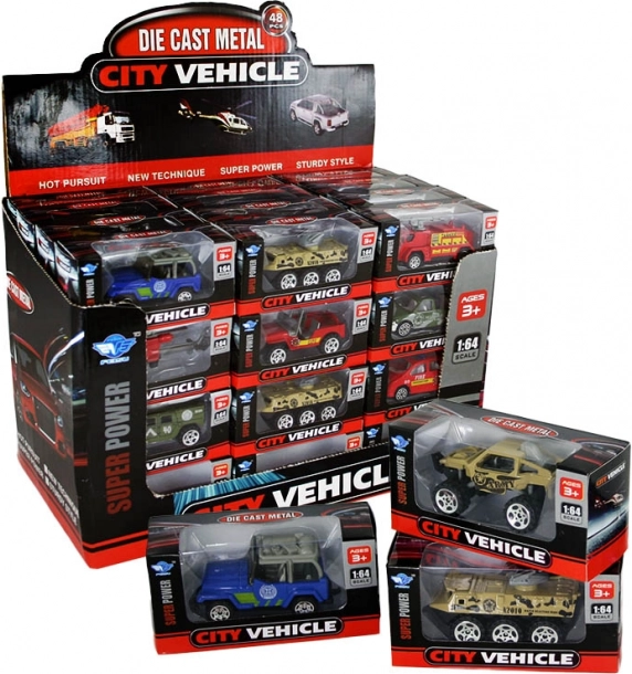 Metalen modelauto of vliegtuig 1:64