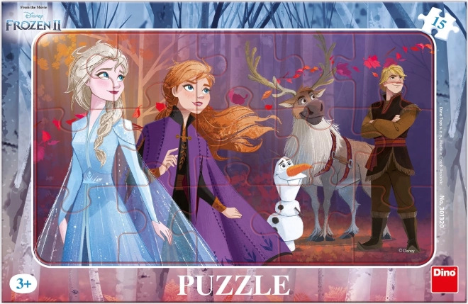 Puzzel Frozen II met Kristoff – 15-delig bordpuzzel