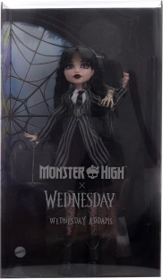 verzamelpop Wednesday Addams MONSTER HIGH in Nevermore-uniform