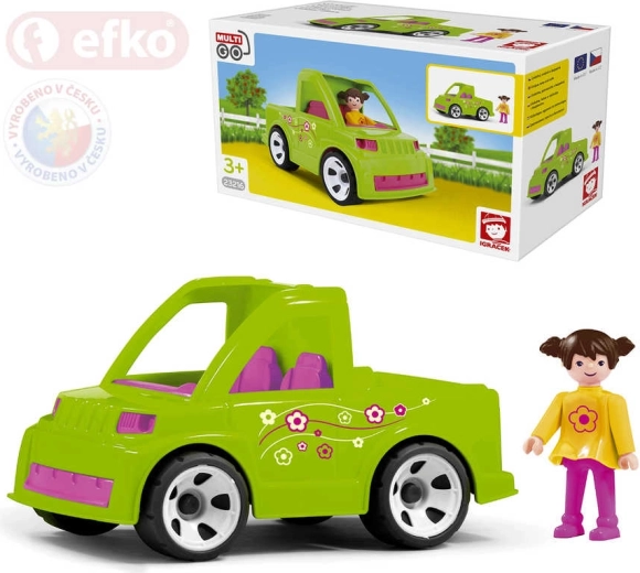Efko Igráček MultiGO set auto met tuinierster in doos