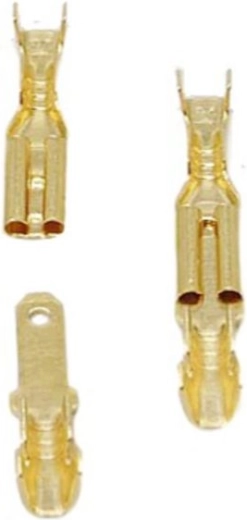 Set autoconnectors met vergrendeling 2,8 mm (mannetje + vrouwtje) – 200 stuks