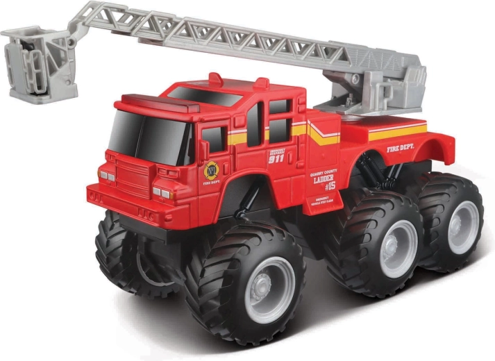 Maisto Builder Zone Quarry Monsters bedrijfswagen met ladder