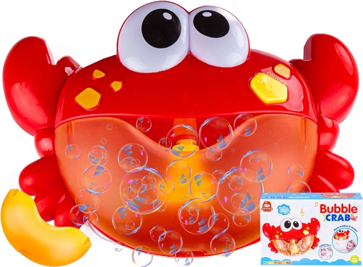 Bellenblaas voor in bad in de vorm van een krab - 1 stuk