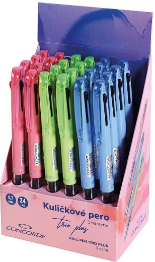 Balpen CONCORDE Trio Plus, driekleurig