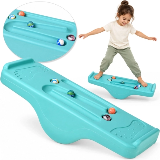 Kinderbalansbord 2-in-1 met doolhof en balletjes