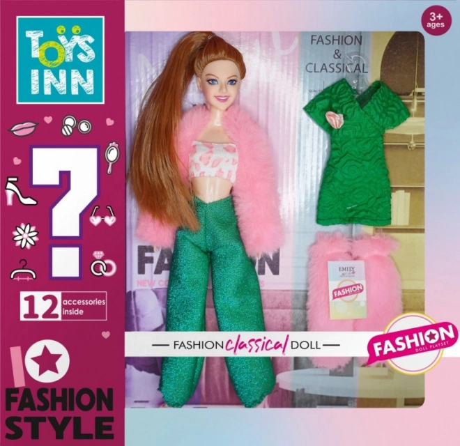 Emily modieuze pop roze