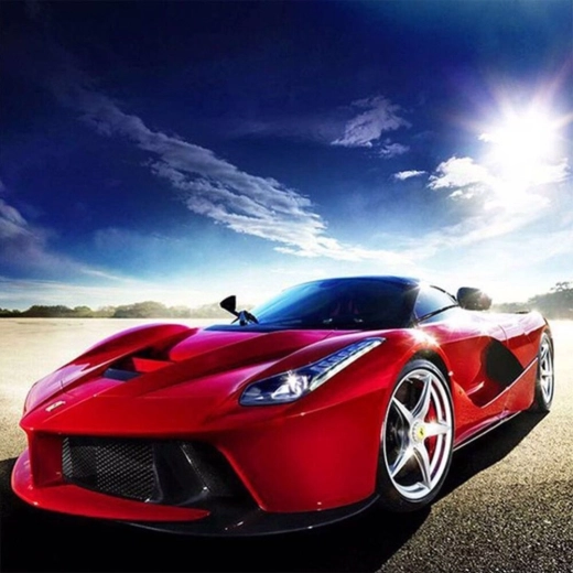 Norimpex diamant schilderen Rode Ferrari 30 × 40 cm