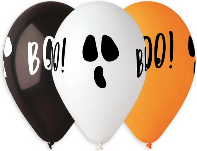 Ballon Gemar 13
 pastel premium Halloween Boo! - 1 stuk