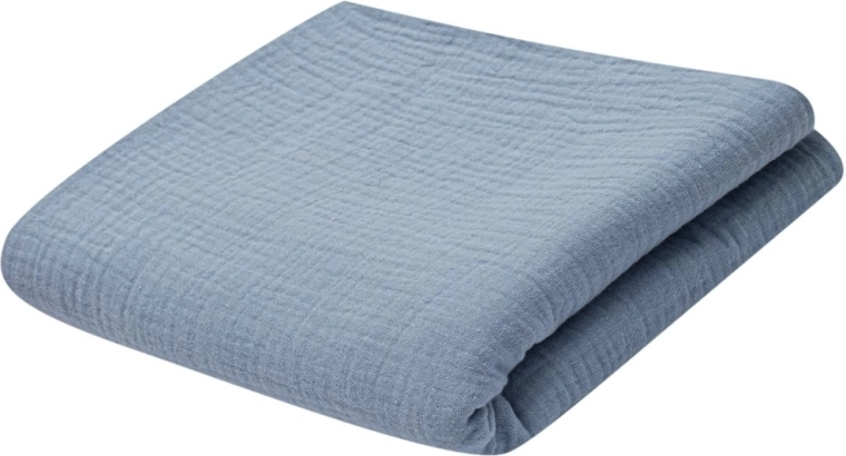 Mousseline babydeken 70 × 100 cm blauw New Baby