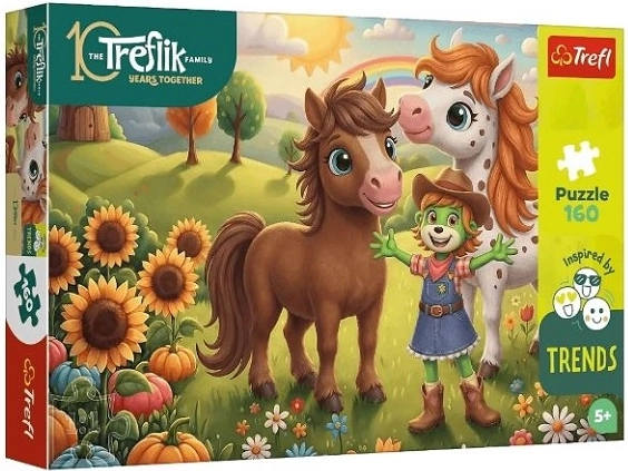 Trefl puzzel 160 stukjes Pony (Familie Treflik)