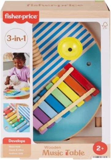 Houten muziektafel FISHER-PRICE