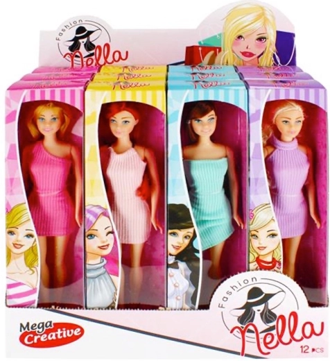 Pop in kleurrijke jurk