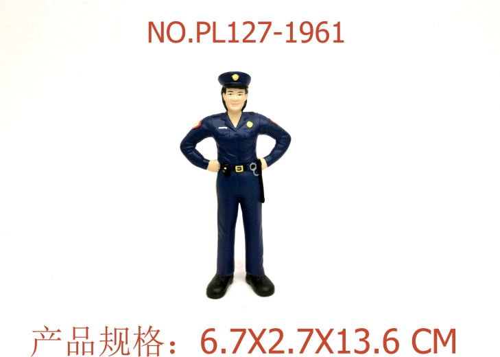 Politieagente-figuur 13,6 cm