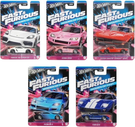 Hot Wheels auto Fast & Furious - 1 stuk