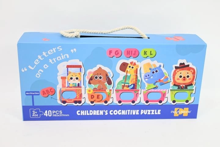 Kinderpuzzel met treinmotief (40 stukjes)