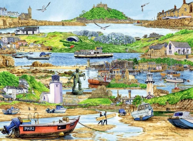 Puzzel Ravensburger Ontsnapping naar Cornwall 500 stukjes