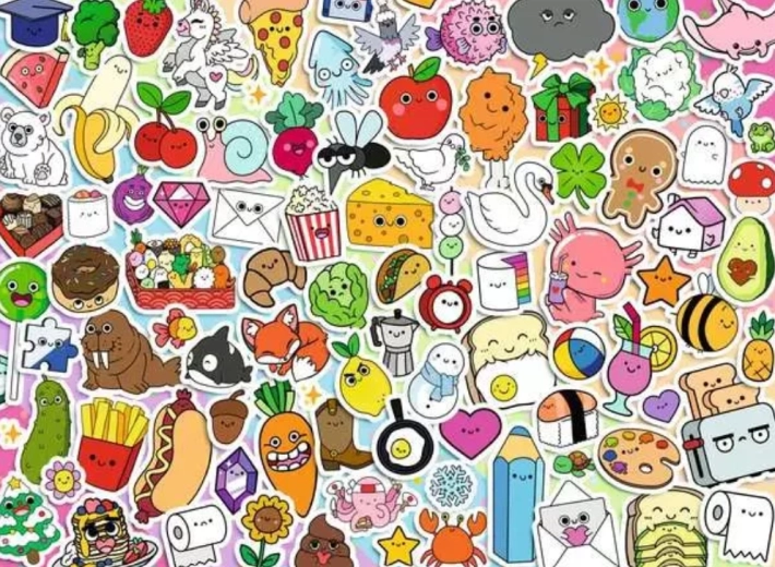 Ravensburger puzzel Collage vol chaos 500 stukjes