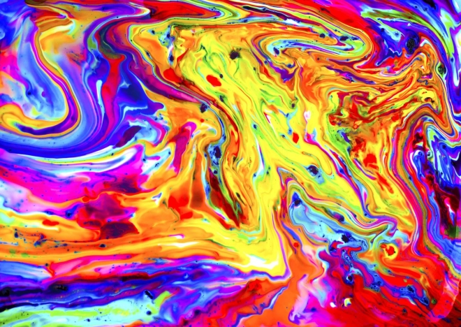 ENJOY puzzel Regenboogmarmer 1000 stukjes