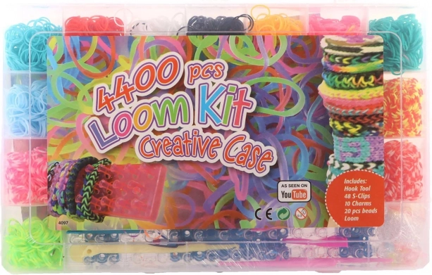 Mega set loomelastiekjes 4400 stuks