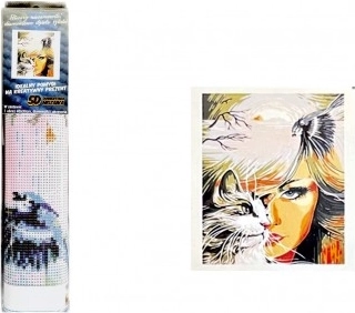 Diamant schilderen Kattenblik 30 × 40 cm