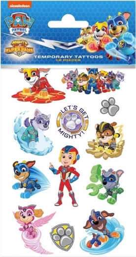 Tijdelijke tatoeages PAW PATROL voor kinderen
