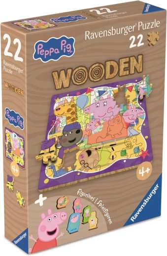 Houten puzzel PEPPA PIG 22 stukjes – Ravensburger