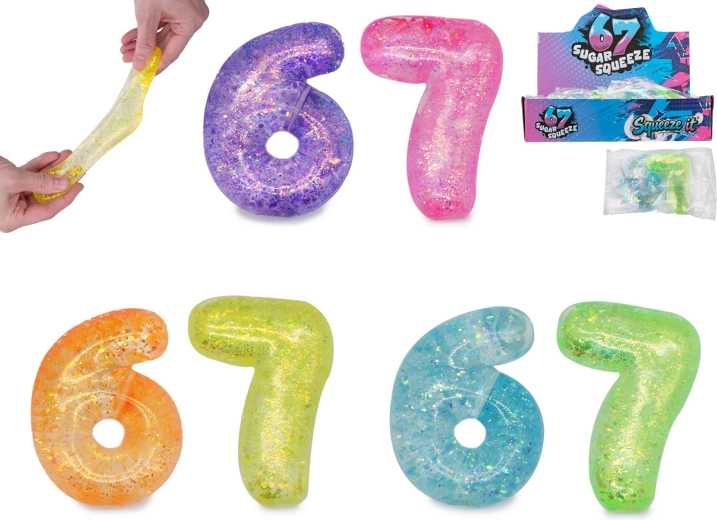 Six Seven rekbare cijfers Sugar – set van 2 stuks